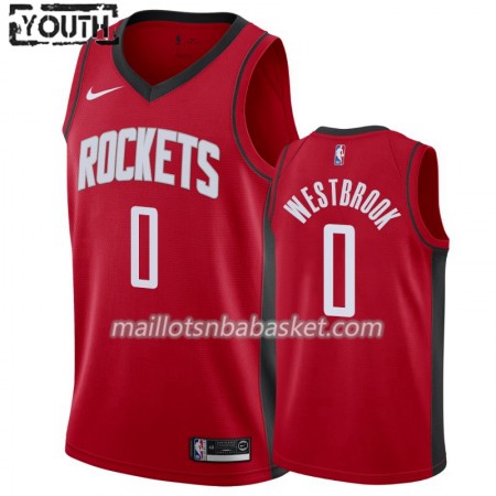 Maillot Enfant Houston Rockets Russell Westbrook 0 2019-20 Nike Icon Edition Swingman
